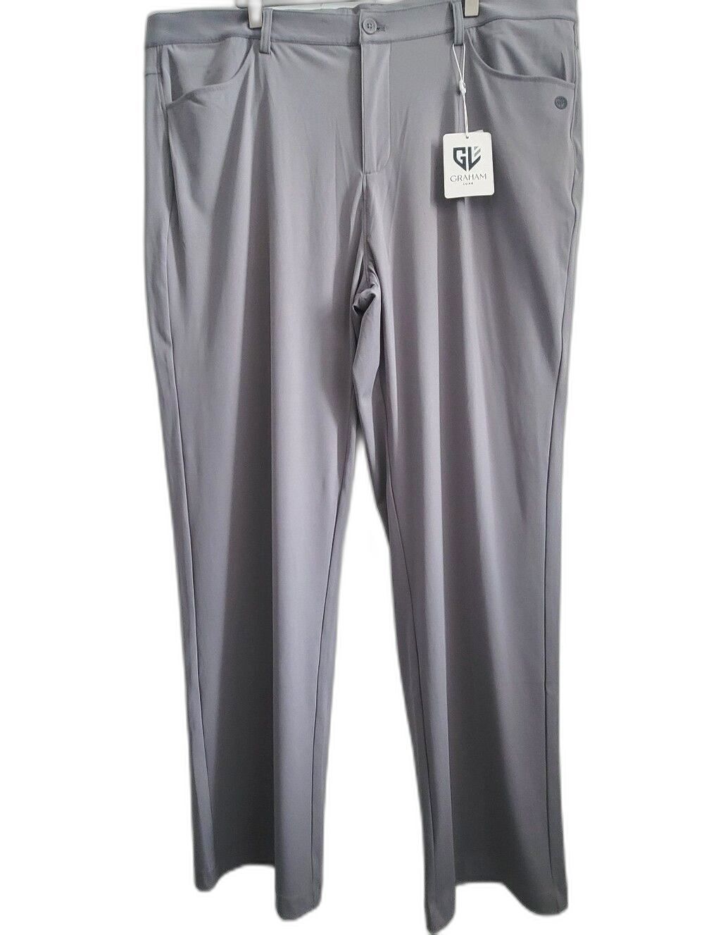 NWT Graham Luxe All Time Golf Pants Mens Size 42X30 Grey GL50022